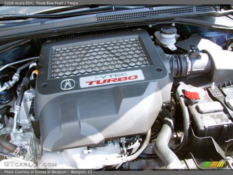 Royal Blue Pearl / Taupe 2008 Acura RDX