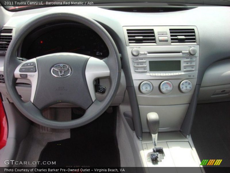 Barcelona Red Metallic / Ash 2011 Toyota Camry LE
