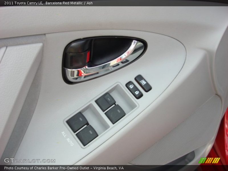 Barcelona Red Metallic / Ash 2011 Toyota Camry LE