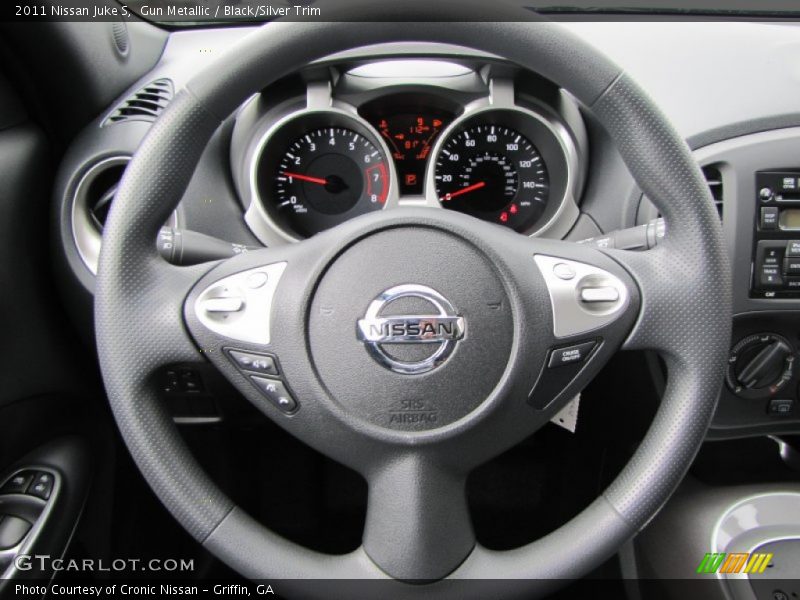 Gun Metallic / Black/Silver Trim 2011 Nissan Juke S