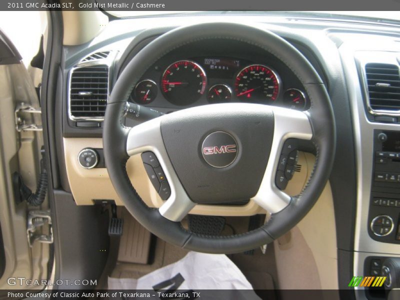 Gold Mist Metallic / Cashmere 2011 GMC Acadia SLT