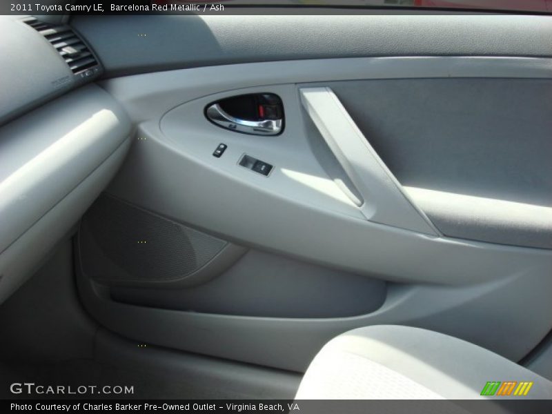 Barcelona Red Metallic / Ash 2011 Toyota Camry LE