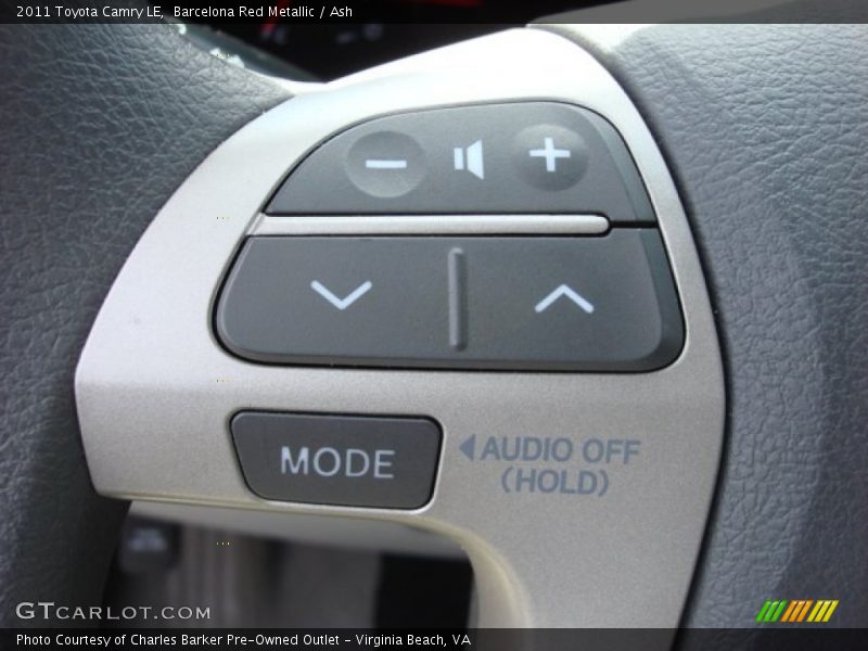 Barcelona Red Metallic / Ash 2011 Toyota Camry LE