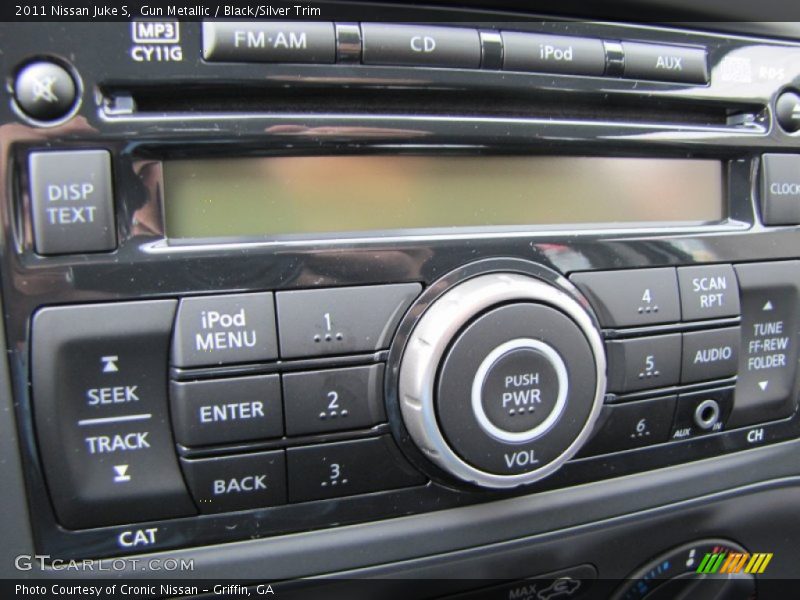Gun Metallic / Black/Silver Trim 2011 Nissan Juke S