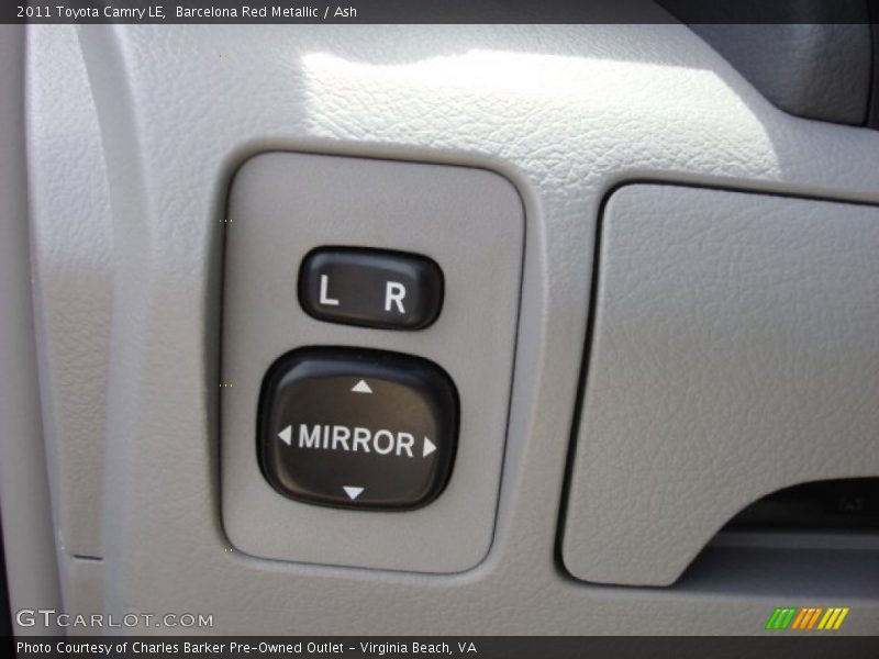 Barcelona Red Metallic / Ash 2011 Toyota Camry LE