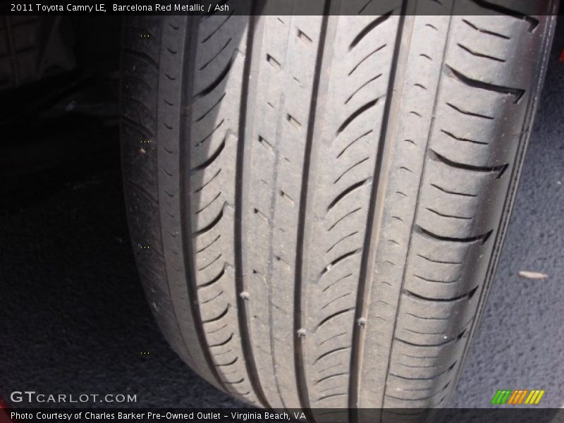 Barcelona Red Metallic / Ash 2011 Toyota Camry LE
