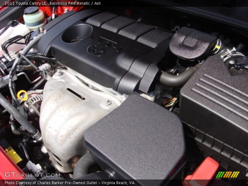 Barcelona Red Metallic / Ash 2011 Toyota Camry LE