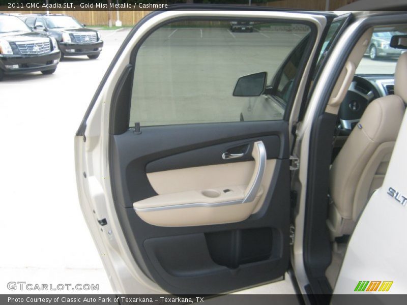 Gold Mist Metallic / Cashmere 2011 GMC Acadia SLT