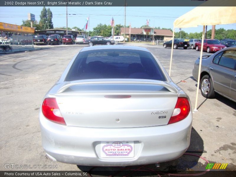 Bright Silver Metallic / Dark Slate Gray 2002 Dodge Neon SXT