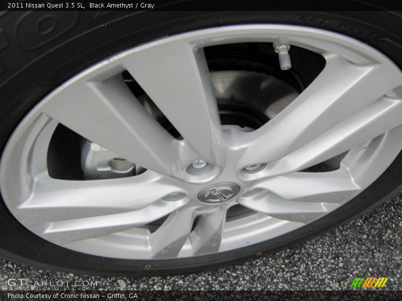 Black Amethyst / Gray 2011 Nissan Quest 3.5 SL