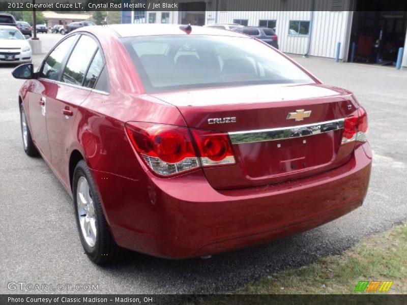 Crystal Red Metallic / Jet Black 2012 Chevrolet Cruze LT