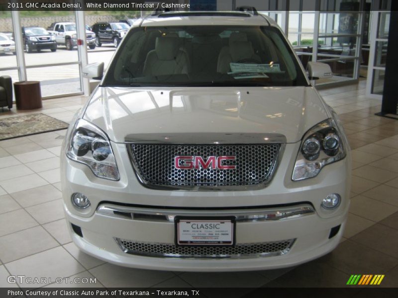 White Diamond Tintcoat / Cashmere 2011 GMC Acadia Denali