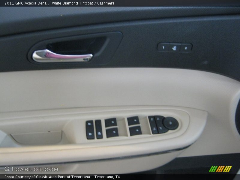 White Diamond Tintcoat / Cashmere 2011 GMC Acadia Denali