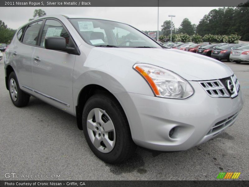 Silver Ice Metallic / Black 2011 Nissan Rogue S