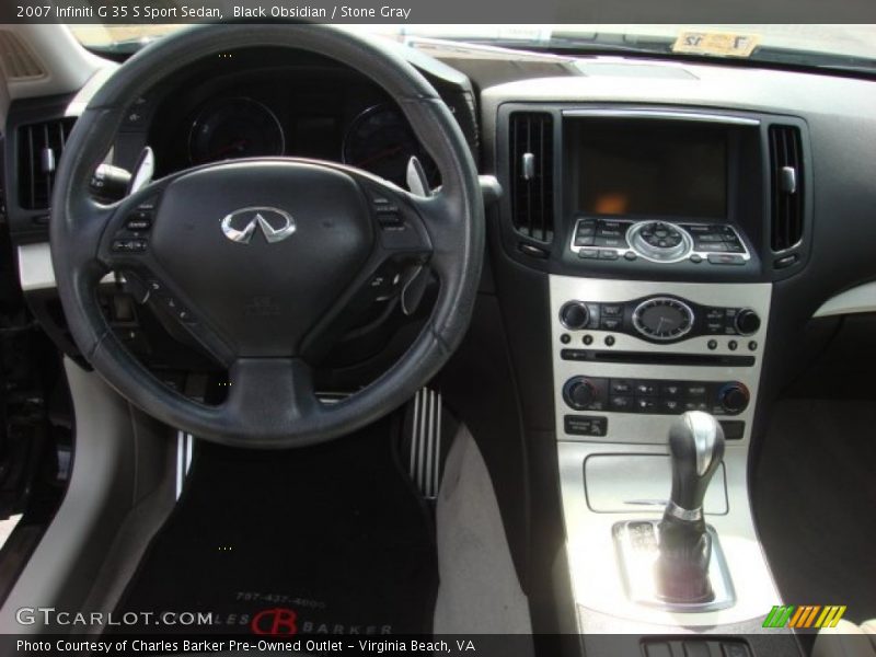 Black Obsidian / Stone Gray 2007 Infiniti G 35 S Sport Sedan