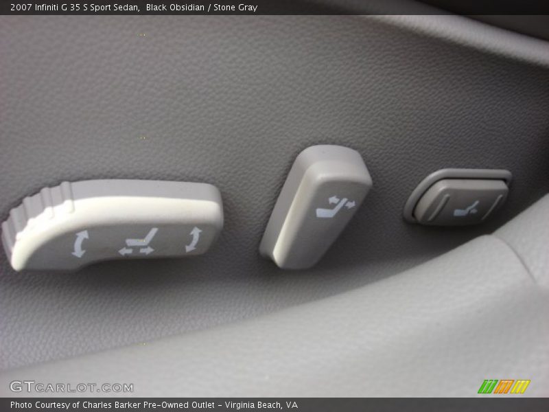 Black Obsidian / Stone Gray 2007 Infiniti G 35 S Sport Sedan