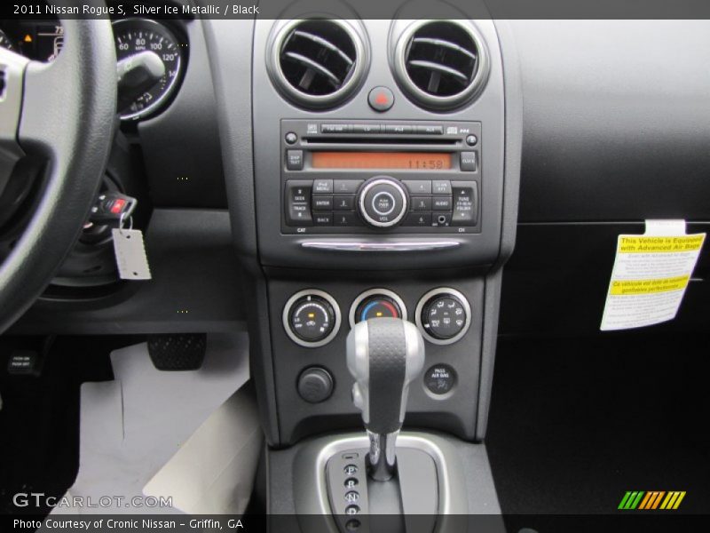 Silver Ice Metallic / Black 2011 Nissan Rogue S
