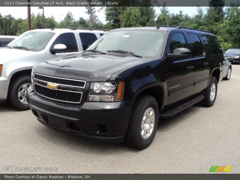 Black Granite Metallic / Ebony 2011 Chevrolet Suburban LT 4x4