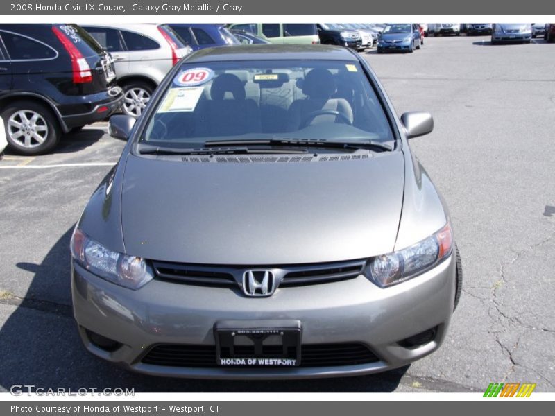 Galaxy Gray Metallic / Gray 2008 Honda Civic LX Coupe