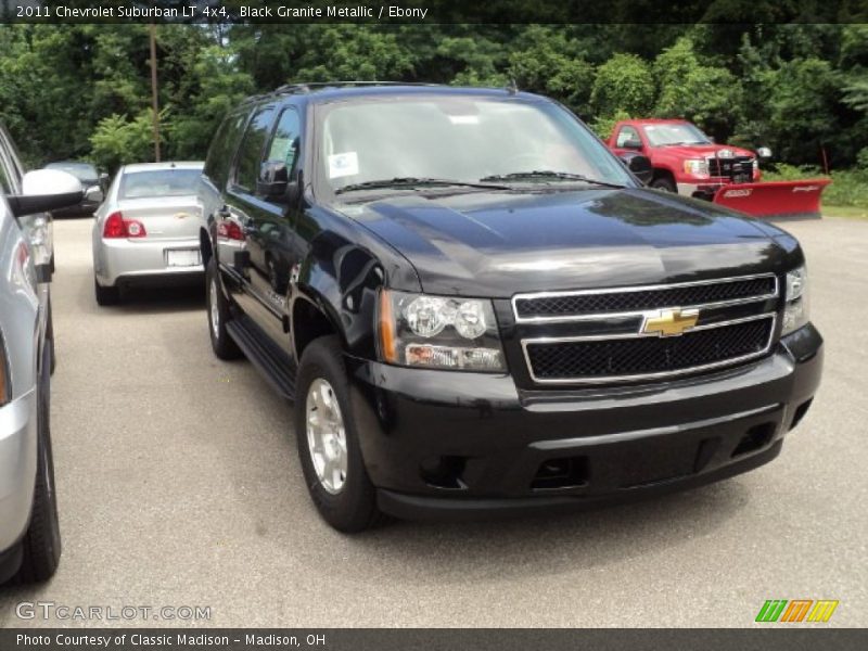 Black Granite Metallic / Ebony 2011 Chevrolet Suburban LT 4x4