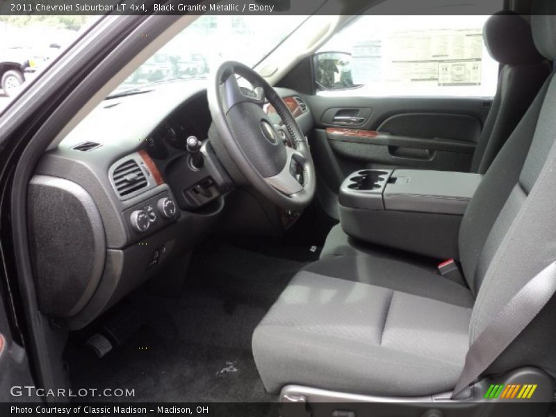 Black Granite Metallic / Ebony 2011 Chevrolet Suburban LT 4x4