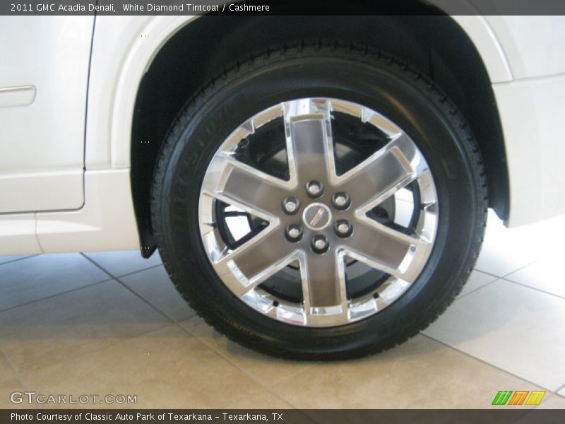 White Diamond Tintcoat / Cashmere 2011 GMC Acadia Denali