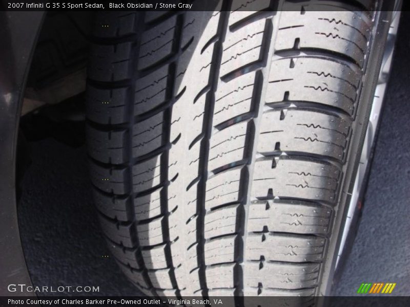 Black Obsidian / Stone Gray 2007 Infiniti G 35 S Sport Sedan