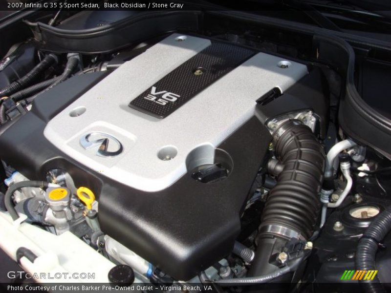 Black Obsidian / Stone Gray 2007 Infiniti G 35 S Sport Sedan
