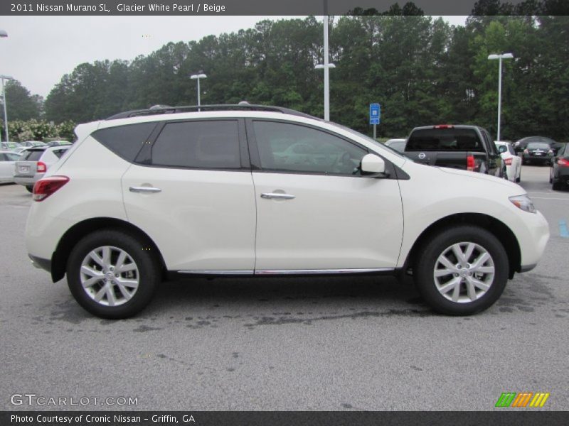 Glacier White Pearl / Beige 2011 Nissan Murano SL