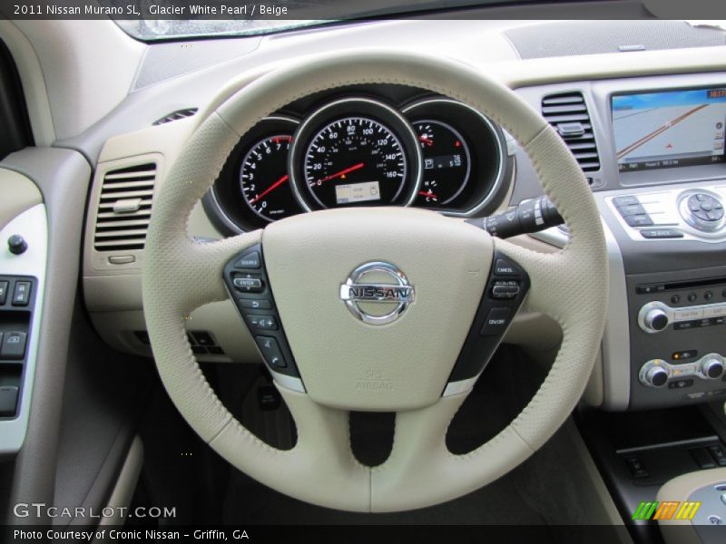Glacier White Pearl / Beige 2011 Nissan Murano SL