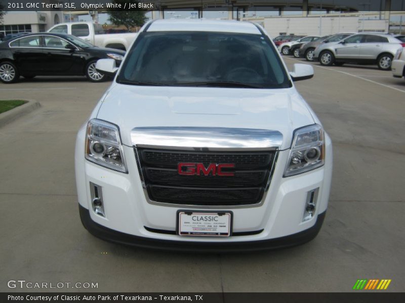 Olympic White / Jet Black 2011 GMC Terrain SLE