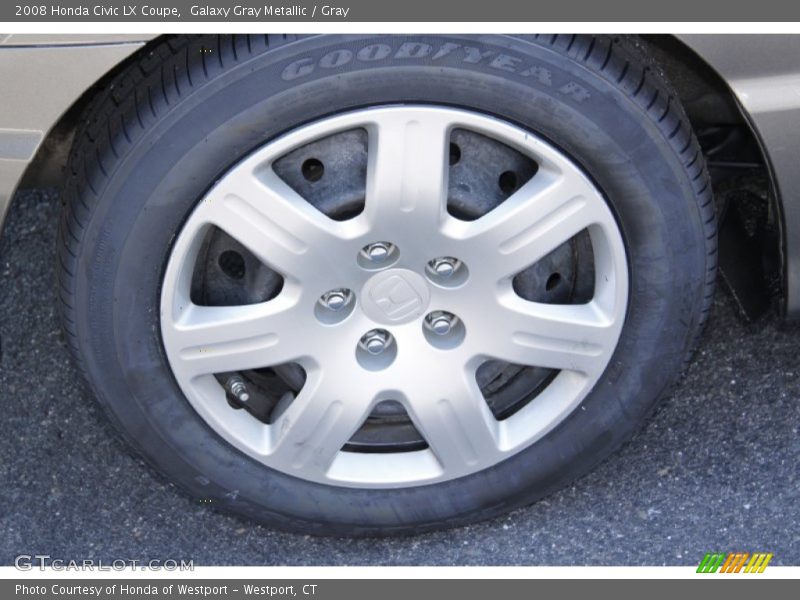 Galaxy Gray Metallic / Gray 2008 Honda Civic LX Coupe