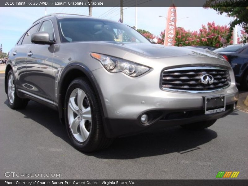 Platinum Graphite / Graphite 2010 Infiniti FX 35 AWD