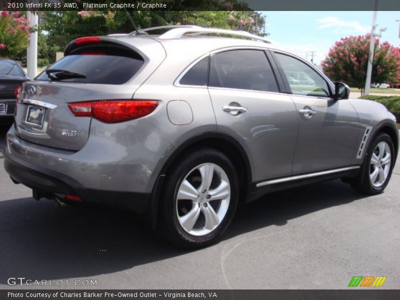 Platinum Graphite / Graphite 2010 Infiniti FX 35 AWD