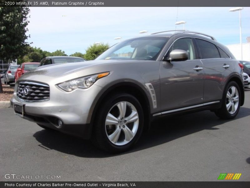 Platinum Graphite / Graphite 2010 Infiniti FX 35 AWD