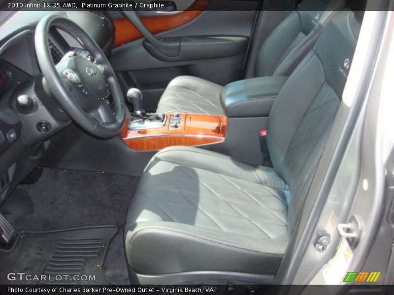 Platinum Graphite / Graphite 2010 Infiniti FX 35 AWD