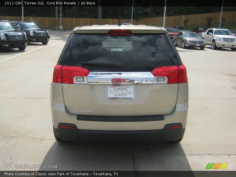 Gold Mist Metallic / Jet Black 2011 GMC Terrain SLE