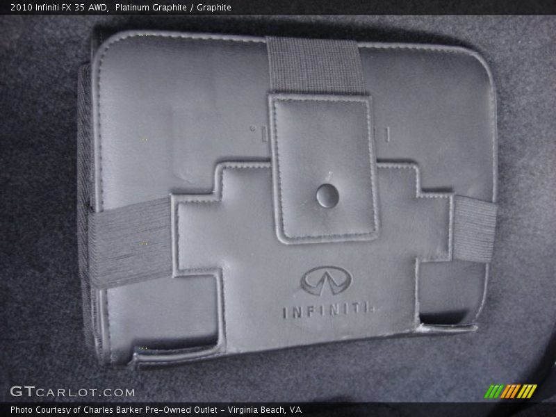 Platinum Graphite / Graphite 2010 Infiniti FX 35 AWD