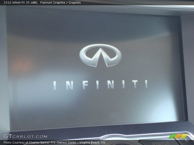 Platinum Graphite / Graphite 2010 Infiniti FX 35 AWD