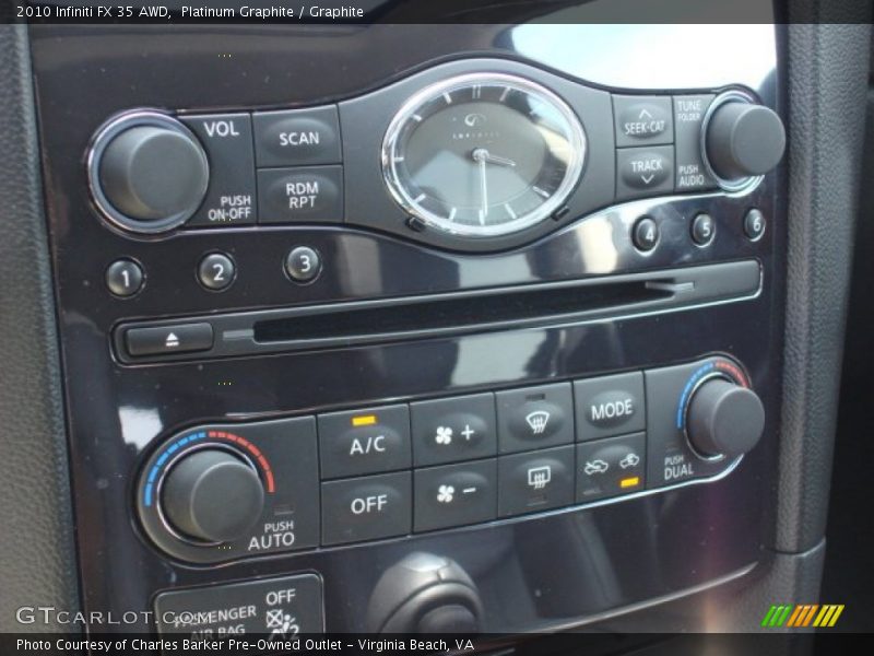 Platinum Graphite / Graphite 2010 Infiniti FX 35 AWD