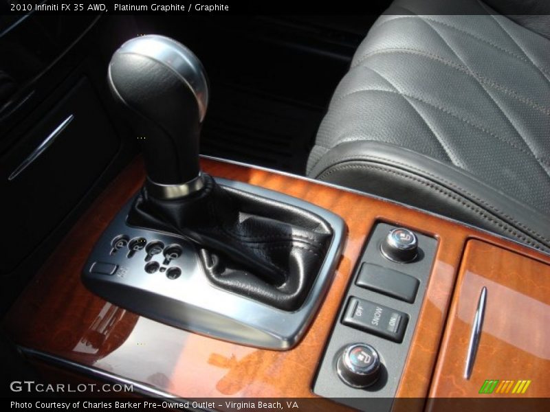 Platinum Graphite / Graphite 2010 Infiniti FX 35 AWD