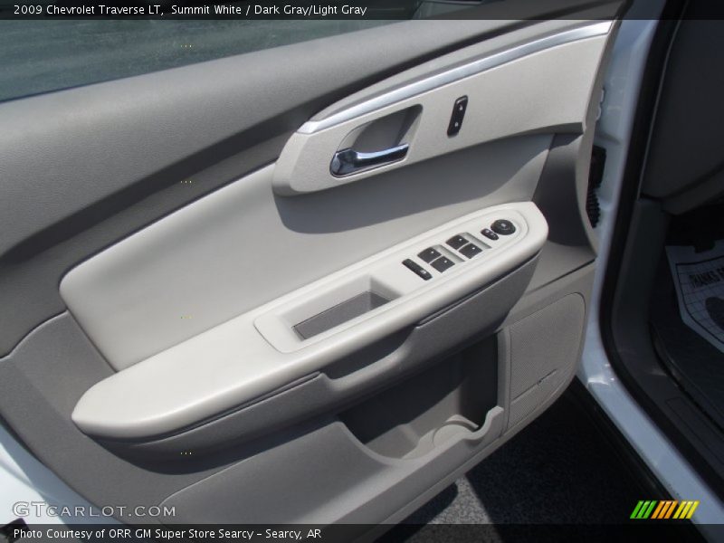 Summit White / Dark Gray/Light Gray 2009 Chevrolet Traverse LT
