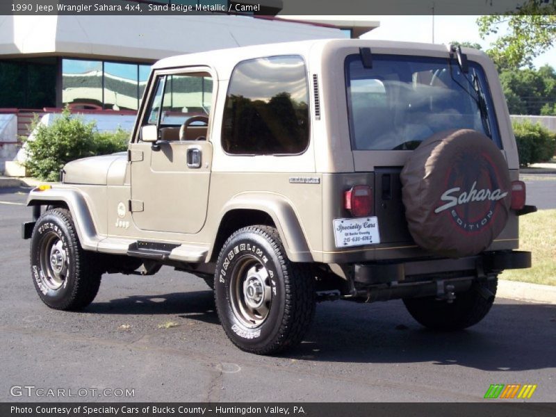 Sand Beige Metallic / Camel 1990 Jeep Wrangler Sahara 4x4