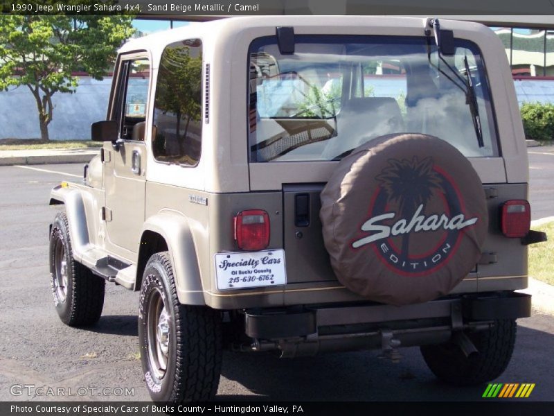 Sand Beige Metallic / Camel 1990 Jeep Wrangler Sahara 4x4