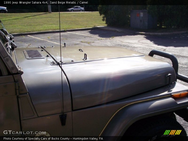 Sand Beige Metallic / Camel 1990 Jeep Wrangler Sahara 4x4