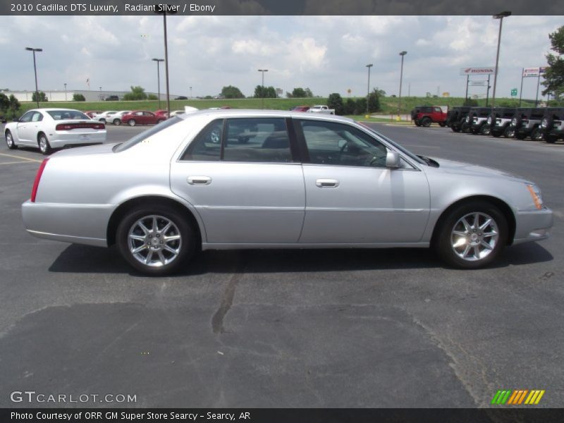 Radiant Silver / Ebony 2010 Cadillac DTS Luxury