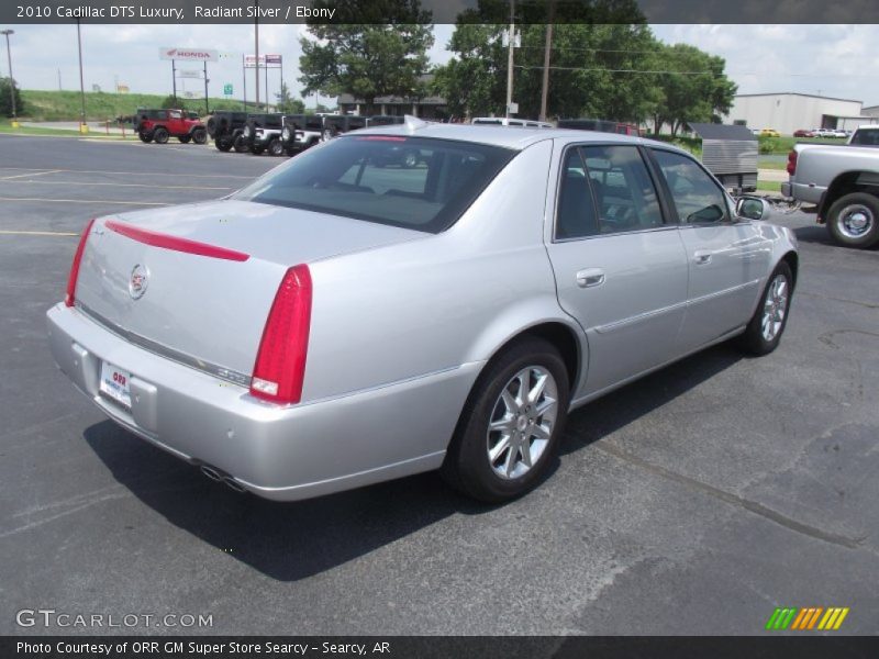 Radiant Silver / Ebony 2010 Cadillac DTS Luxury