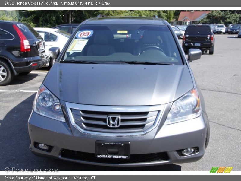 Nimbus Gray Metallic / Gray 2008 Honda Odyssey Touring