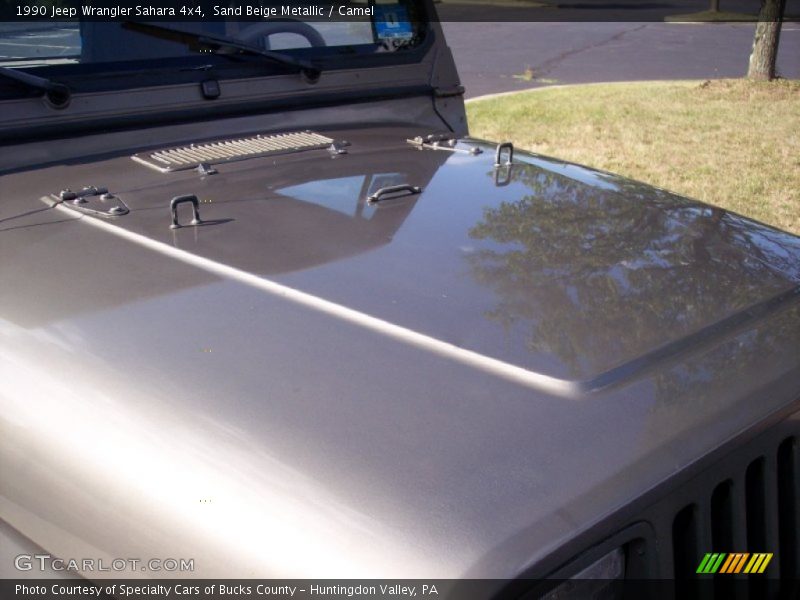 Sand Beige Metallic / Camel 1990 Jeep Wrangler Sahara 4x4