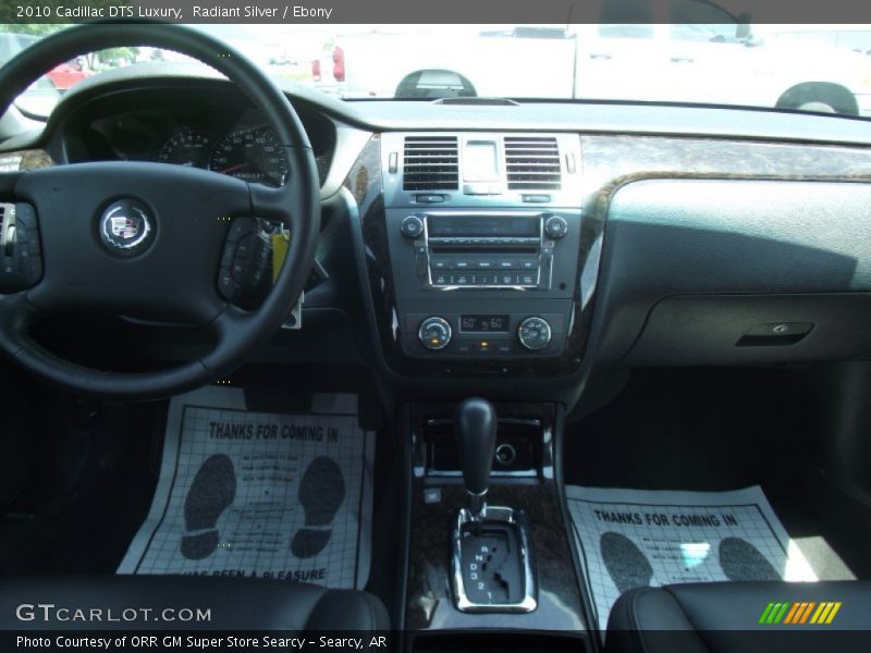 Radiant Silver / Ebony 2010 Cadillac DTS Luxury